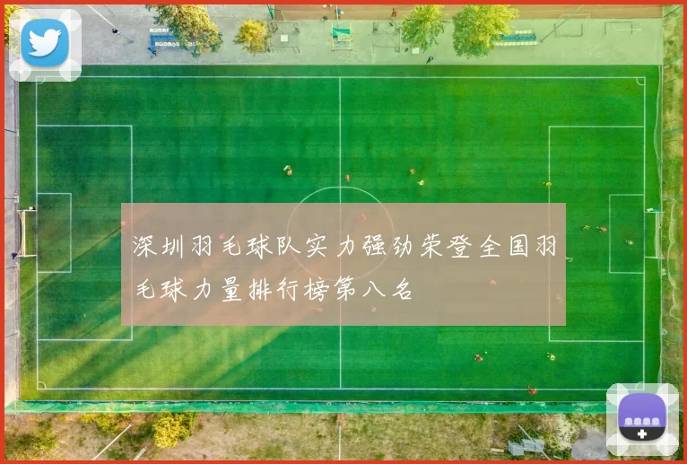 深圳羽毛球队实力强劲荣登全国羽毛球力量排行榜第八名