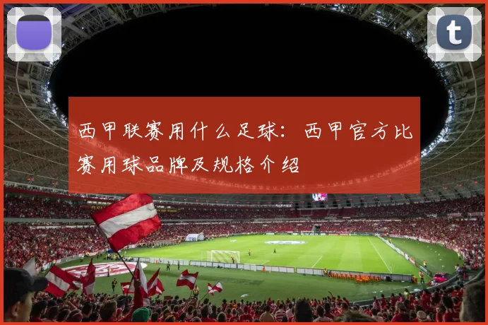 西甲联赛用什么足球：西甲官方比赛用球品牌及规格介绍