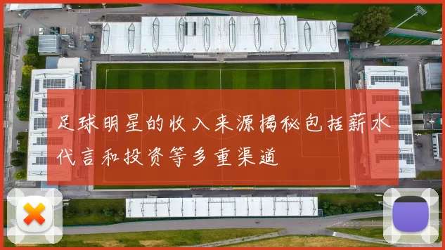 足球明星的收入来源揭秘包括薪水代言和投资等多重渠道